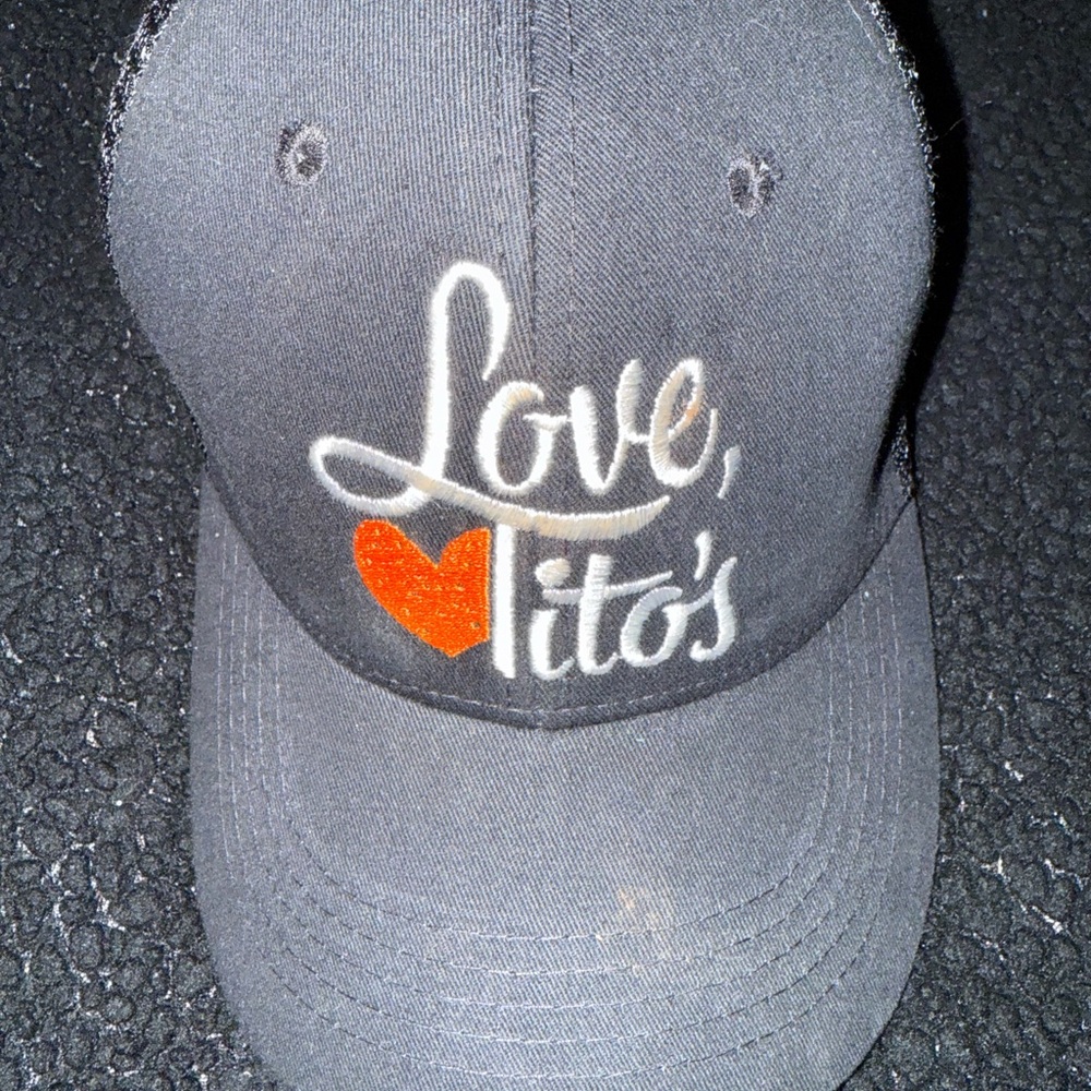Love Tito's Black and Orange Women's Hat